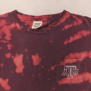 Texas A&M Golf University College Crew Neck T Shirt Mens Size L Maroon